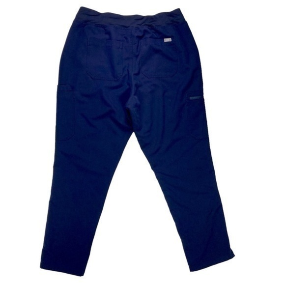 FIGS Cargo Pants Mens XL Navy Blue Axiom Straight Leg 7 Pockets Stretch Scrubs - Picture 7 of 16